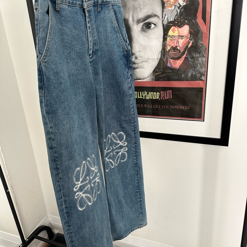Embroidered Jeans